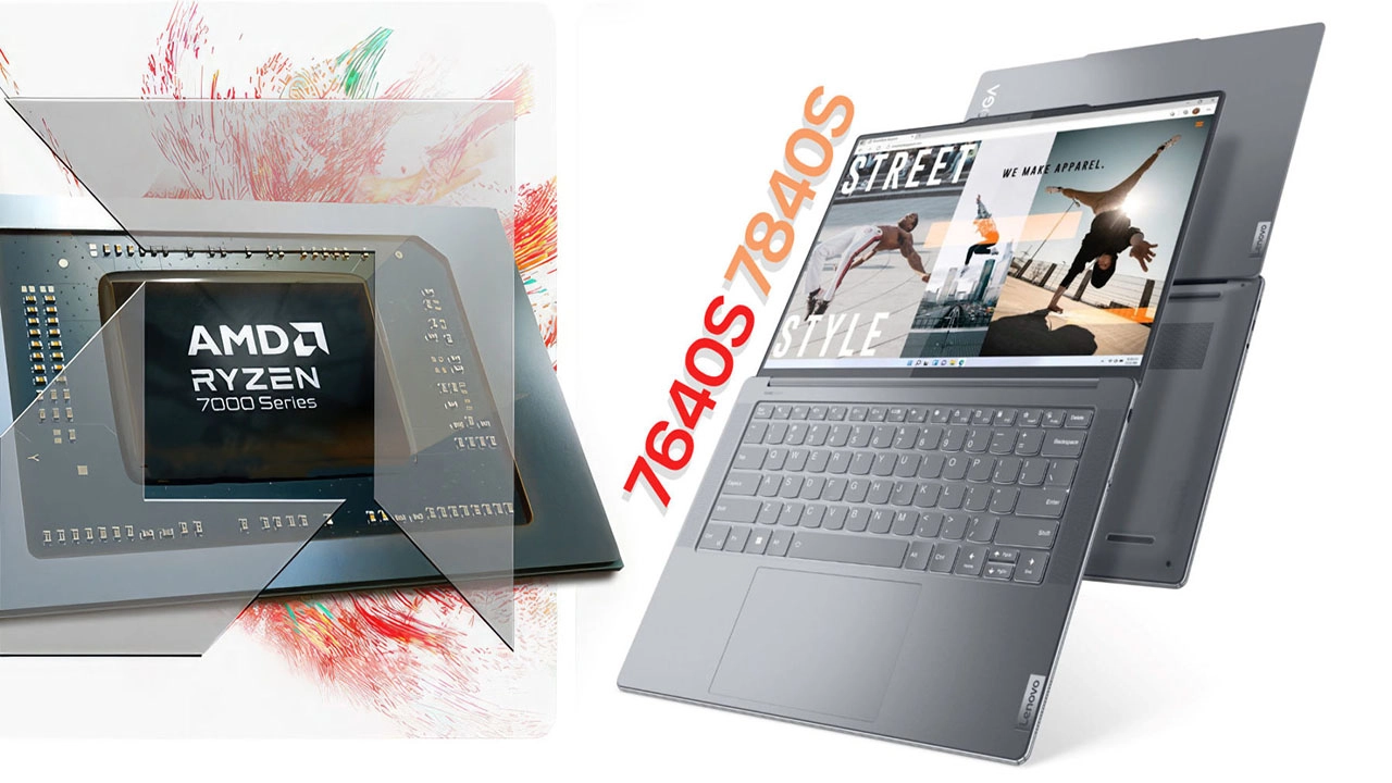 Lenovo ノートPC AMD Ryzen 7 7840S 32GB RAM AMD Ryzen 7 7840S ve Ryzen 5 7640S Artık Lenovo'nun Özel Mobil APU