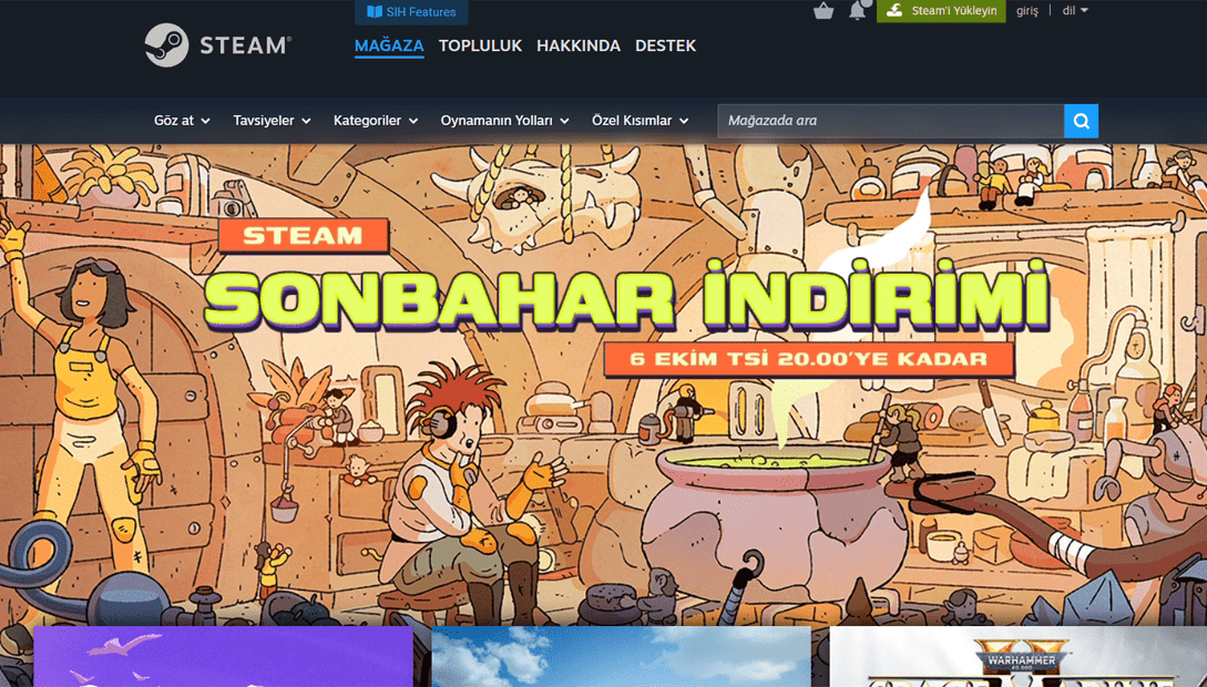 Steam Anasayfa