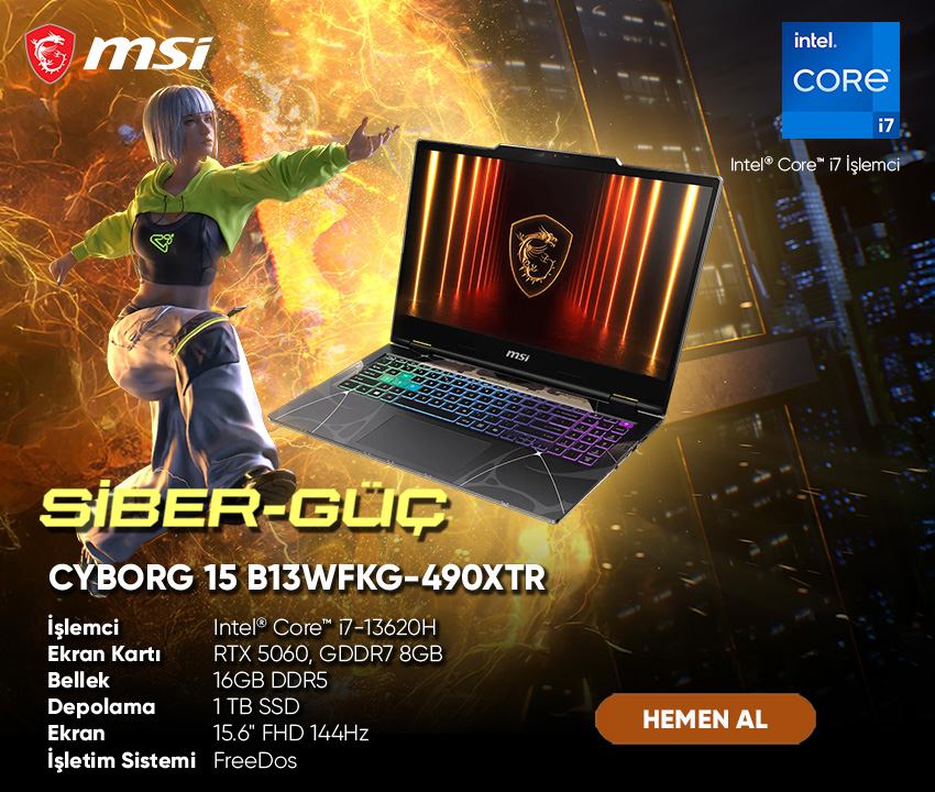 MSI CYBORG 15 B13WFKG-490XTR