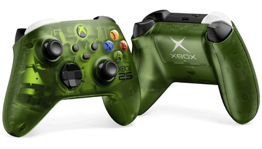 Xbox, 25. Yılına Özel Şeffaf Yeşil Konsolu Xbox Series X25 Limited Edition'ı Duyurdu! 3 Xbox Controller
