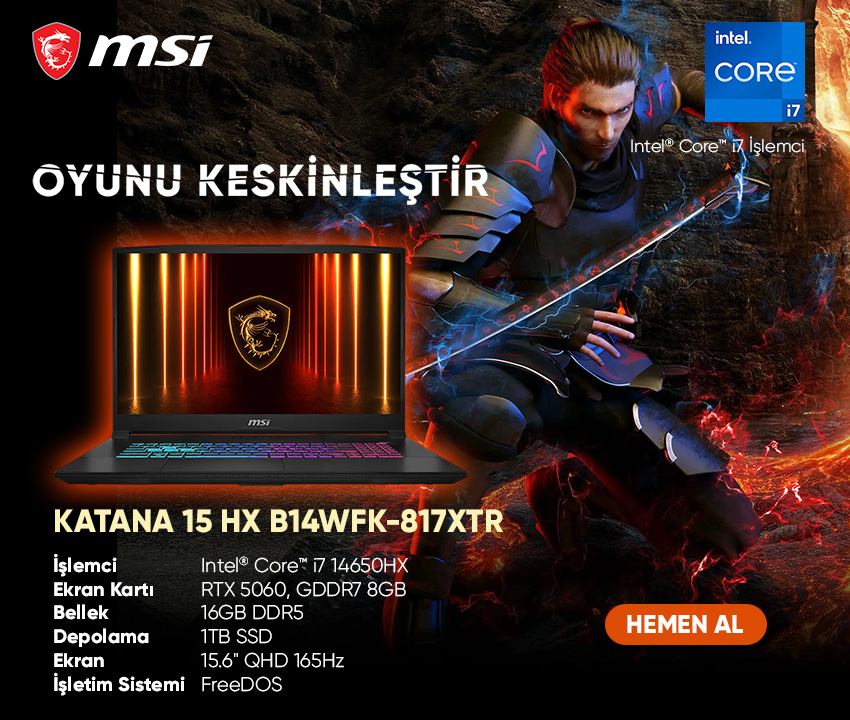 MSI KATANA 15 HX B14WFK-817XTR