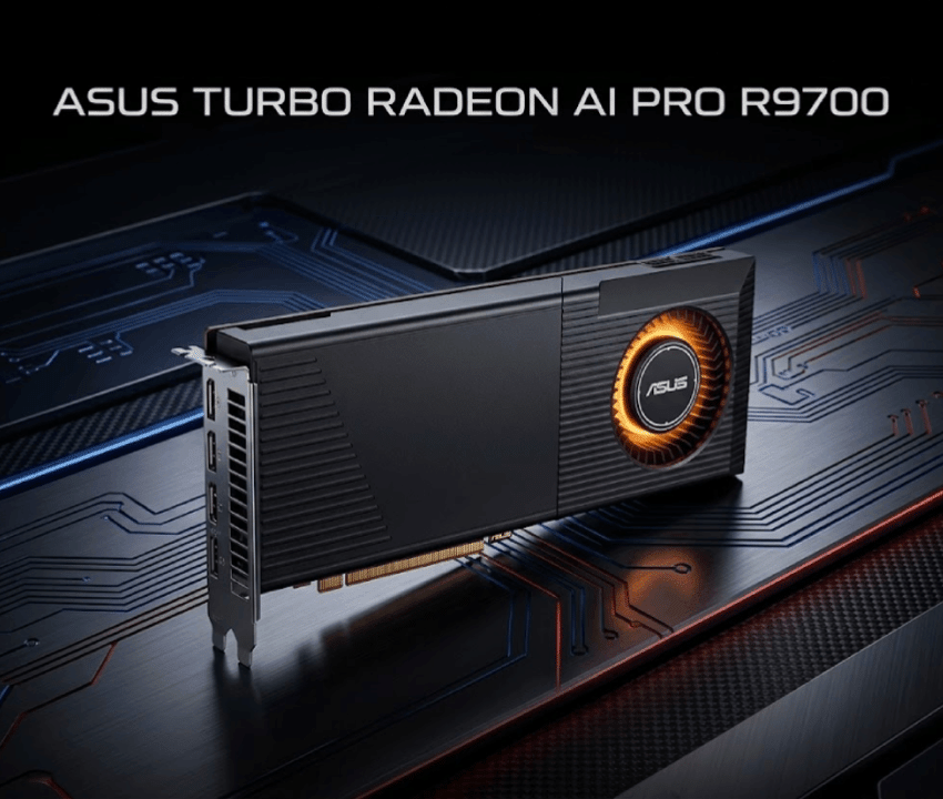ASUS TURBO Radeon AI PRO R9700